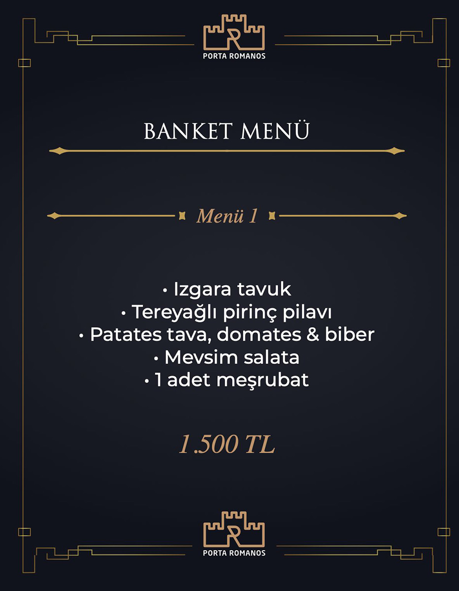 Davet menüsü 1