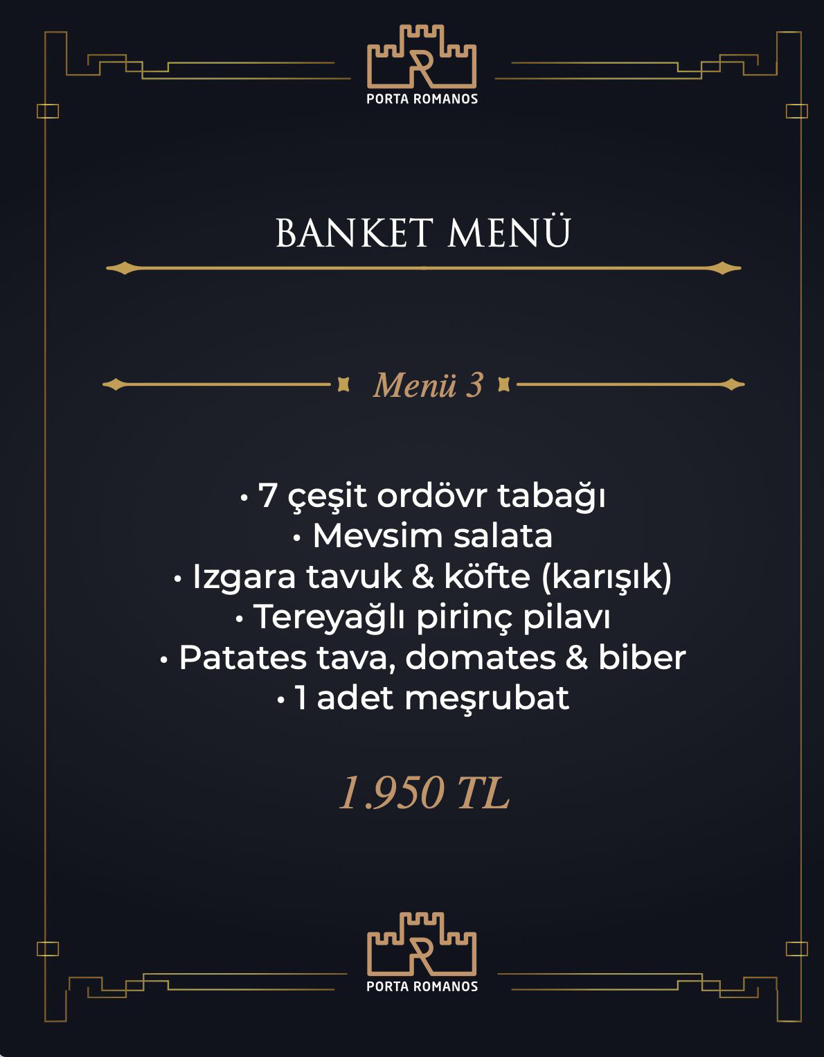 Davet menüsü 5